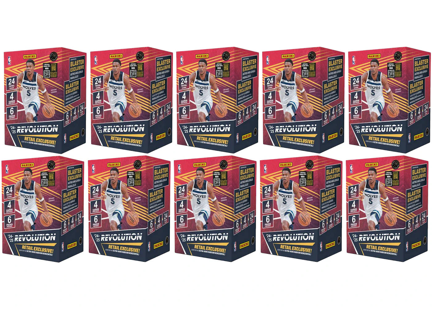2024-25 Panini Revolution Basketball Blaser Box 10x Lot