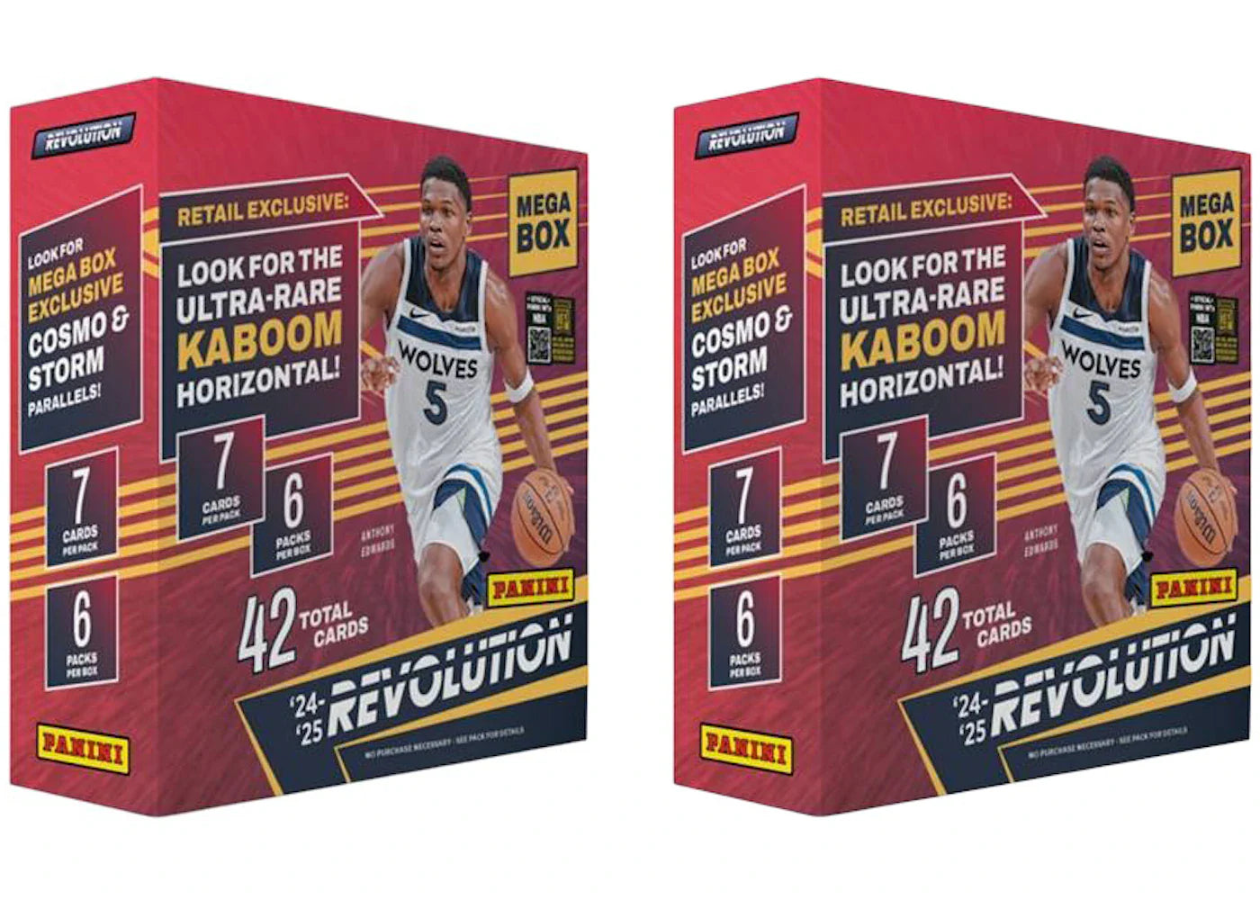 2024-25 Panini Revolution Basketball Mega Box 2x Lot