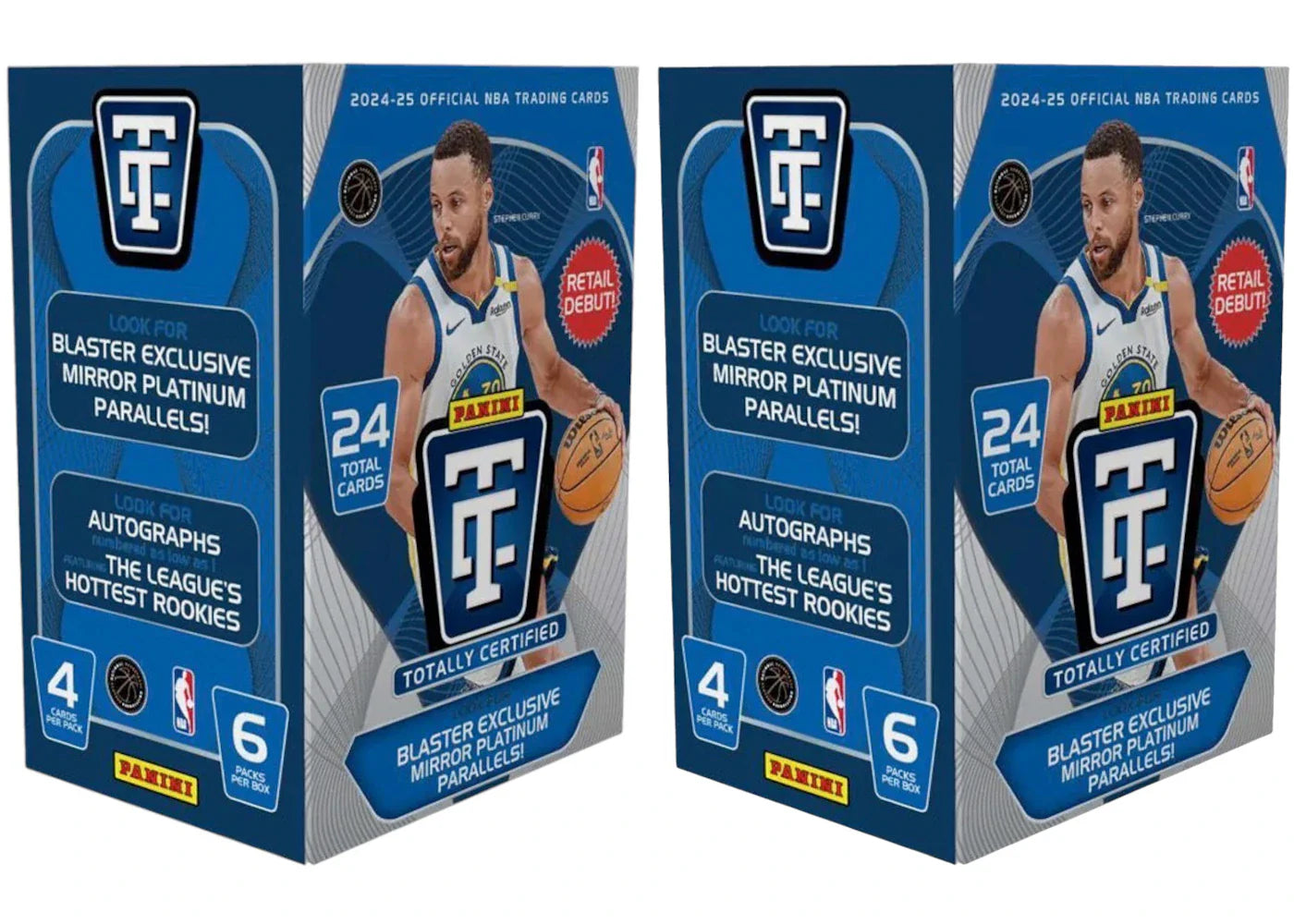 2024-25 Panini Totally Certified Basketball Blaster Box 10x Lot