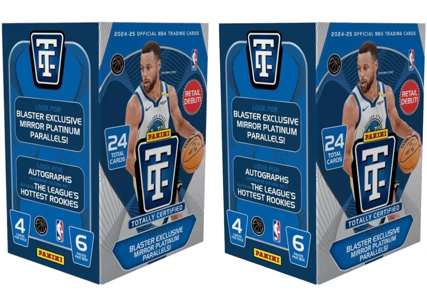 2024-25 Panini Totally Certified Basketball Blaster Box 2x Lot