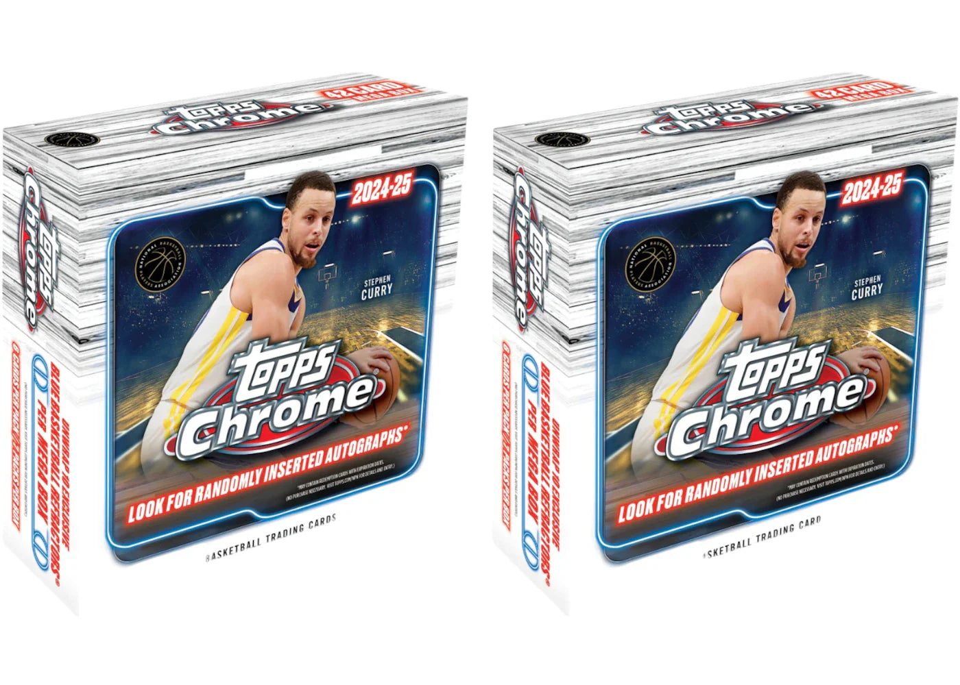 2024/25 Topps Chrome Basketball Mega Box 2x Lot