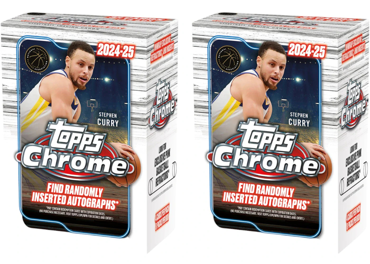 2024/25 Topps Chrome Basketball Value Box 2x Lot