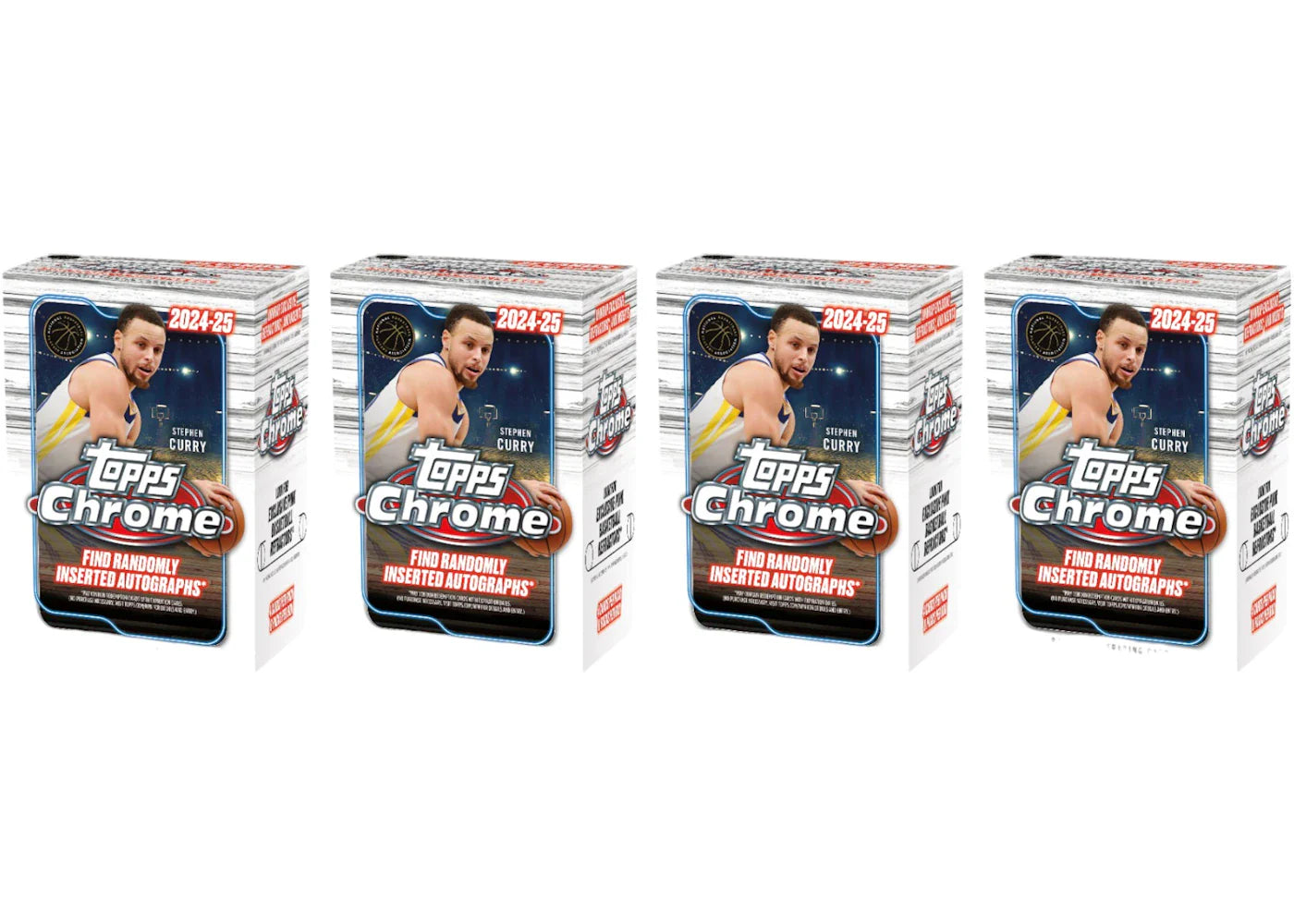2024/25 Topps Chrome Basketball Value Box 4x Lot