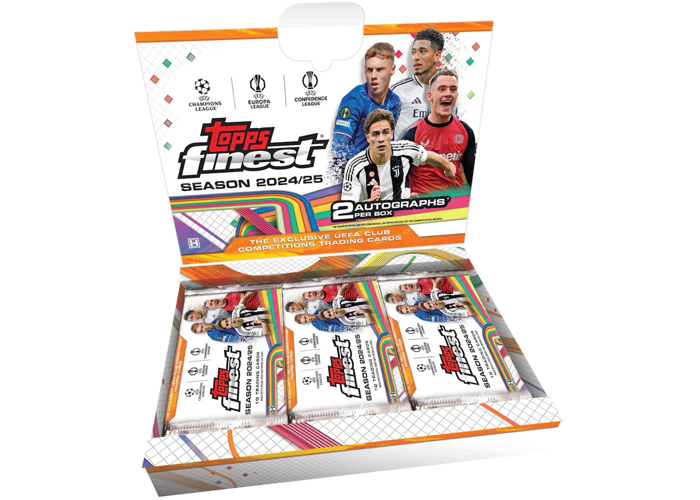 2024/25 Topps Finest UEFA Club Competitions UEFA Club Competitions Hobby Box