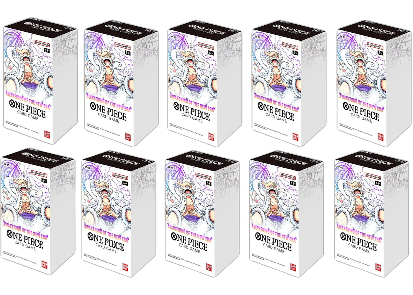 2024 Bandai One Piece Awakening of the New Era (OP05) Double Pack Set Vol 2 10x Lot