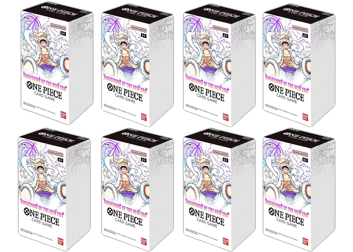 2024 Bandai One Piece Awakening of the New Era (OP05) Double Pack Set Vol 2 8x Lot