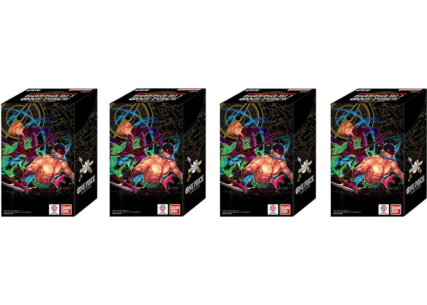 2024 Bandai One Piece Wings of the Captain (OP06) Double Pack Set Vol 3 4x Lot