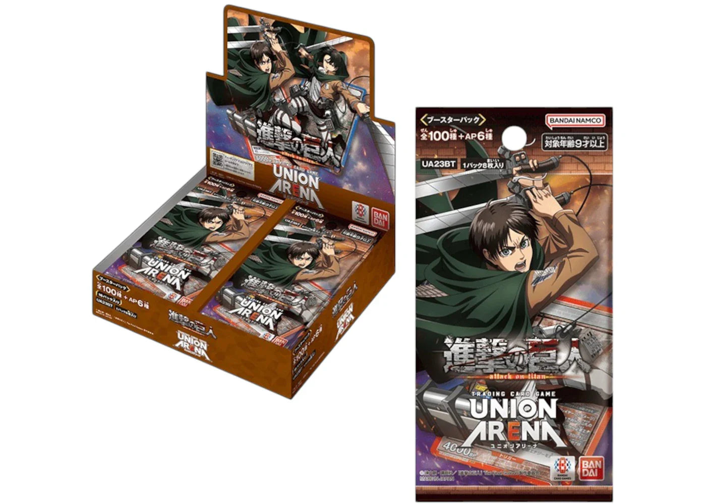 2024 Bandai Union Arena Attack on Titan Booster Pack Sealed Box (Japanese)