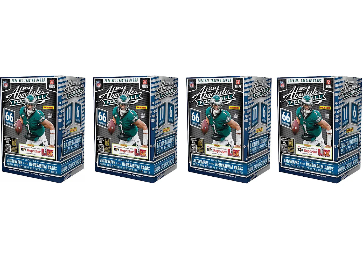 2024 Panini Absolute Football Blaster Box 4x Lot