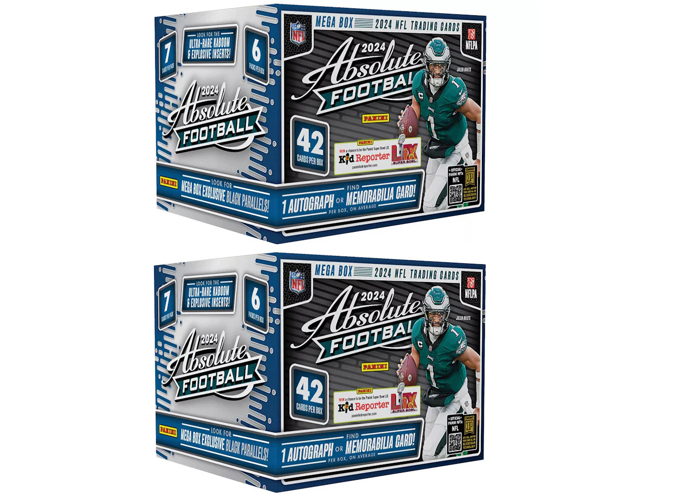 2024 Panini Absolute Football Mega Box 2x Lot
