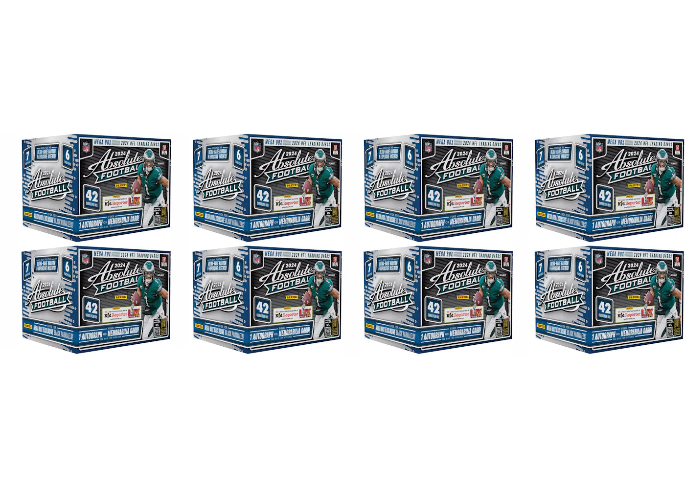 2024 Panini Absolute Football Mega Box 8x Lot