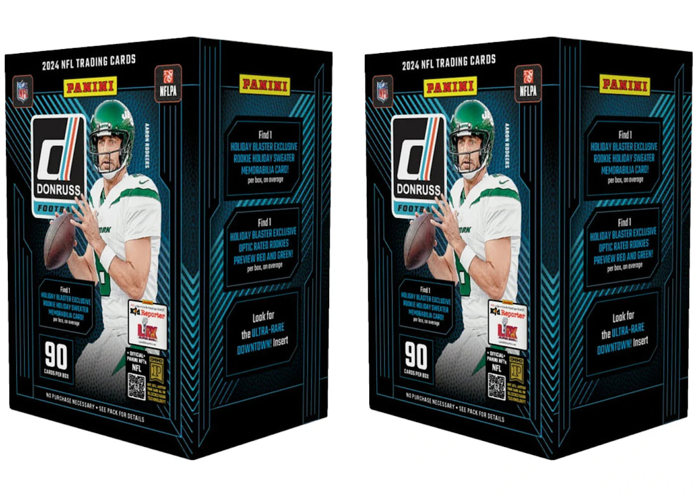 2024 Panini Donruss Football Blaster Box 2x Lot (White Hot Parallel)