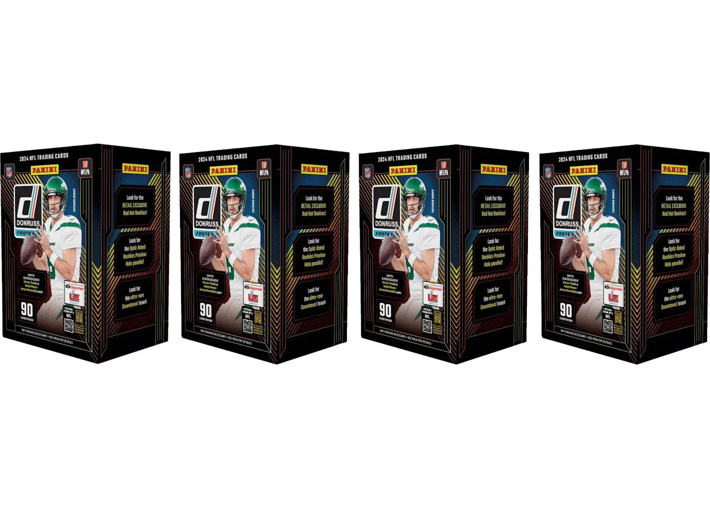 2024 Panini Donruss Football Blaster Box (Red Hot Parallel) 4x Lot