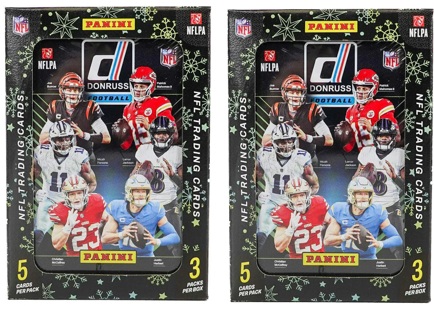2024 Panini Donruss Football Winter Holiday Tin Box 2x Lot