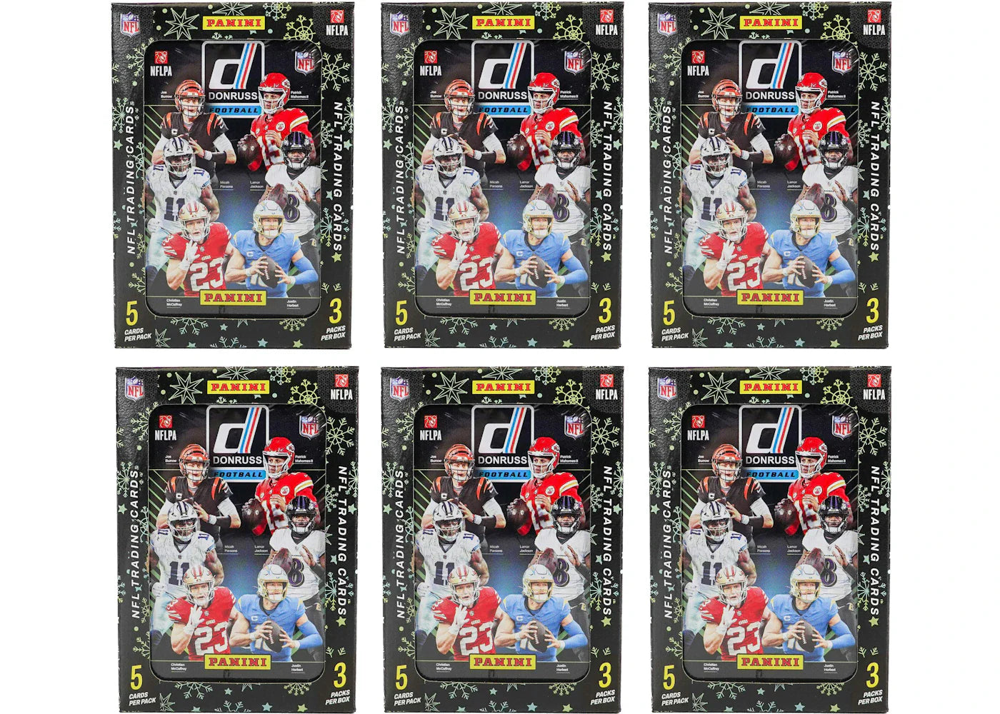 2024 Panini Donruss Football Winter Holiday Tin Box 6x Lot
