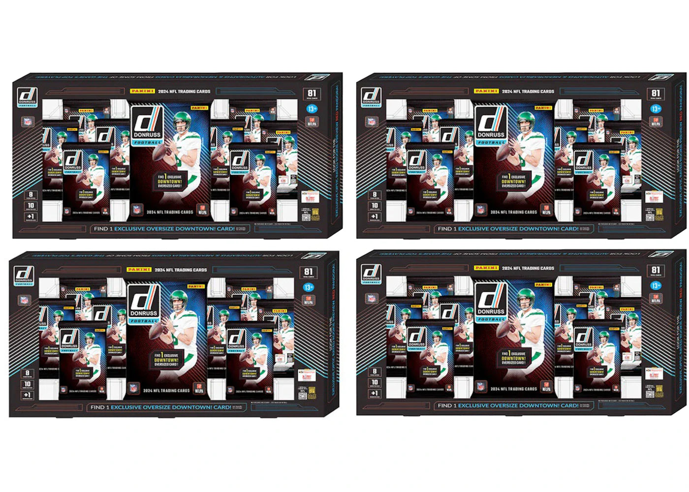 2024 Panini Donruss NFL Costco Bundle Box 4x Lot