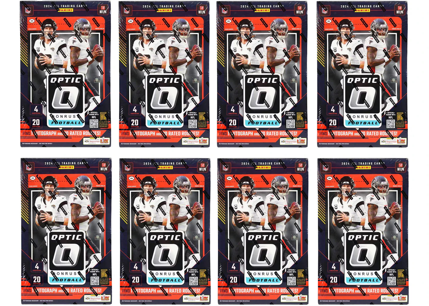2024 Panini Donruss Optic Football Hobby Box 8x Lot