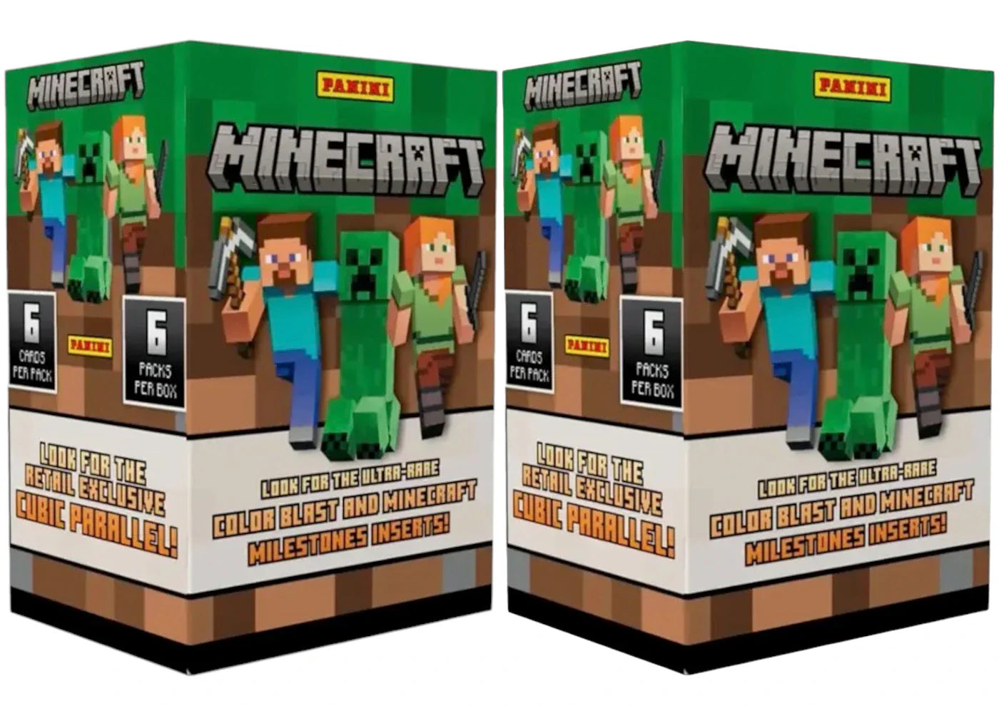 2024 Panini Minecraft Blaster Box 2x Lot