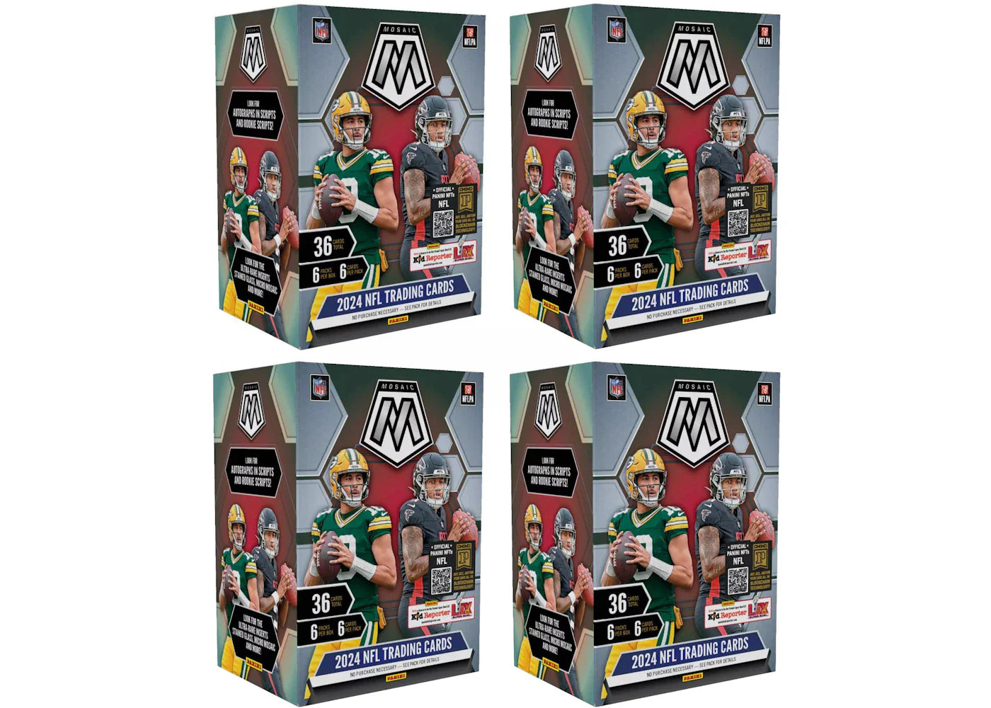 2024 Panini Mosaic Football Blaster Box 4x Lot