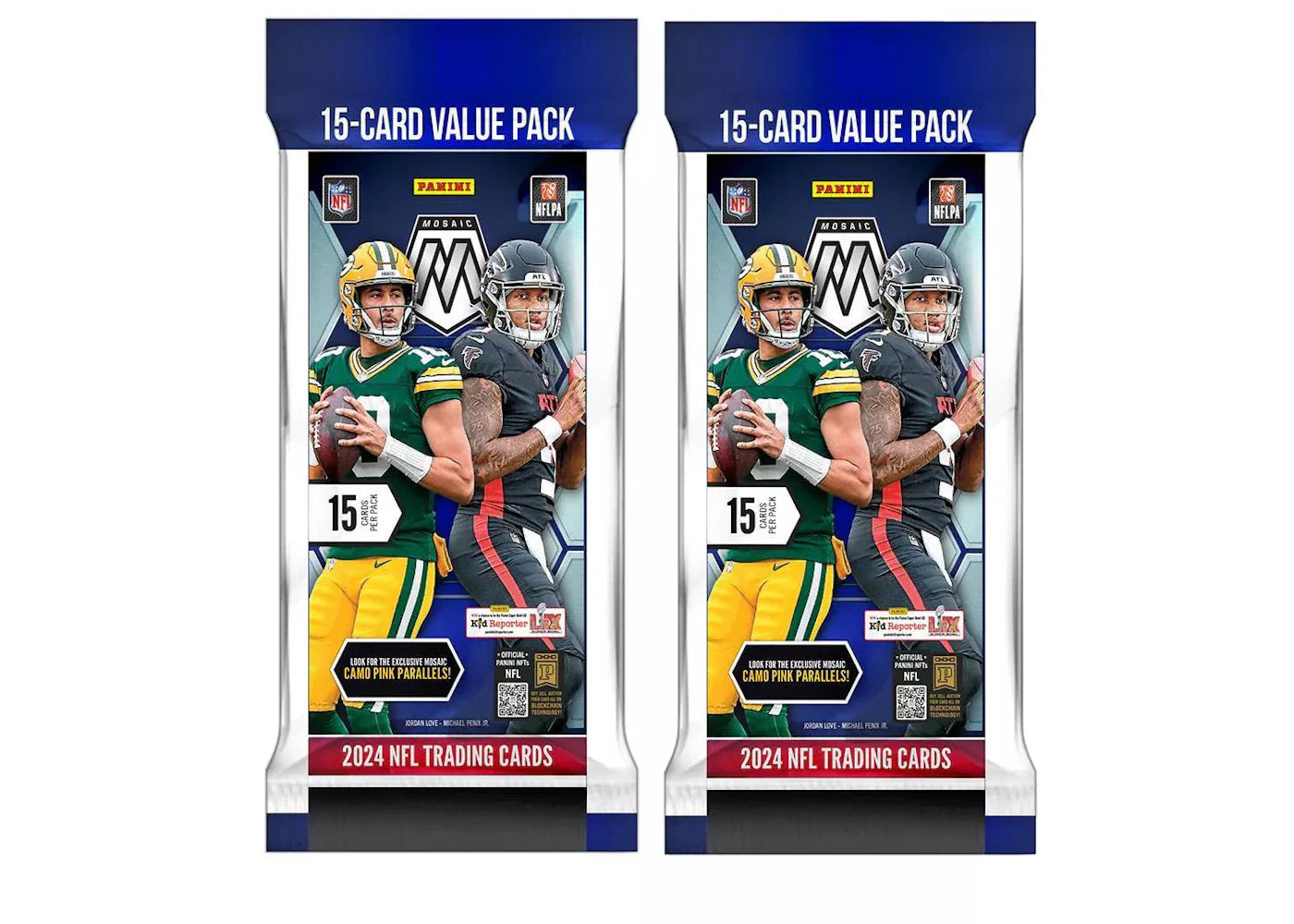 2024 Panini Mosaic Football Fat Pack 2x Lot