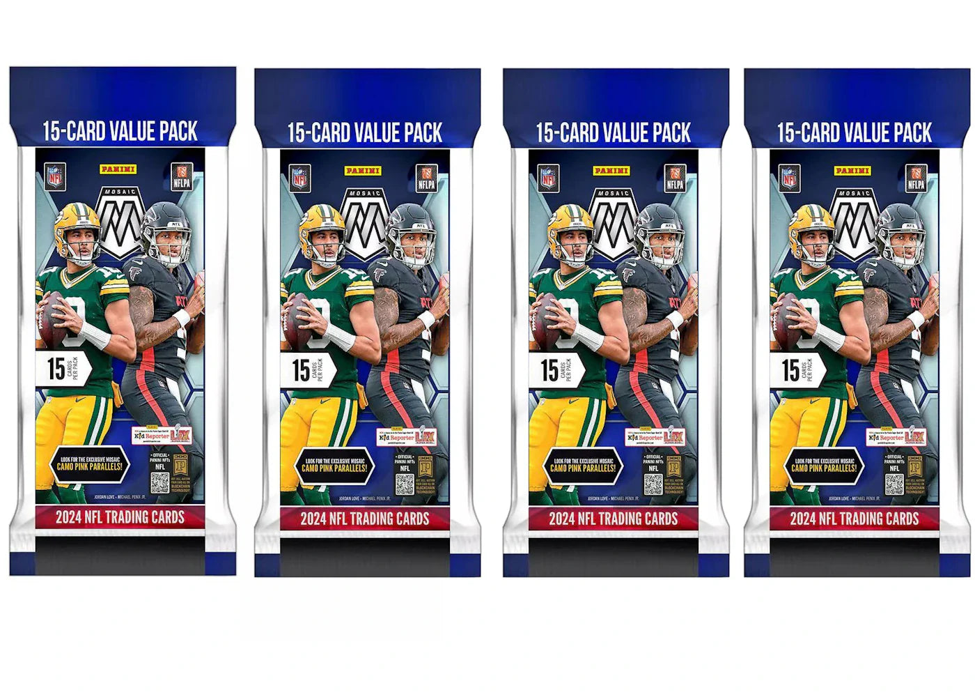 2024 Panini Mosaic Football Fat Pack 4x Lot