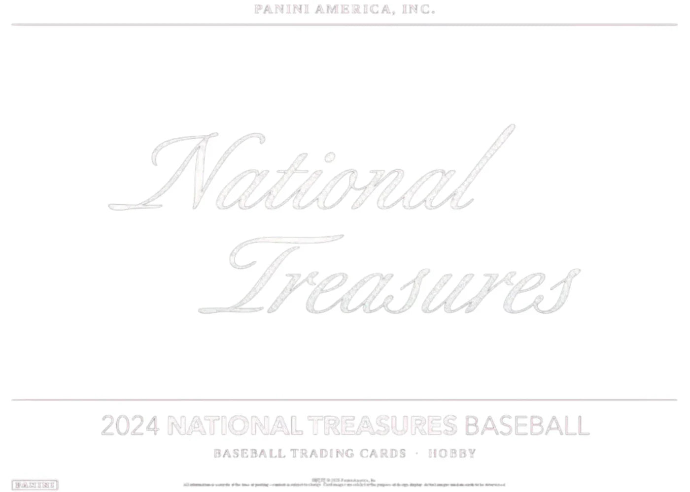 2024 Panini National Treasures Baseball Hobby Box