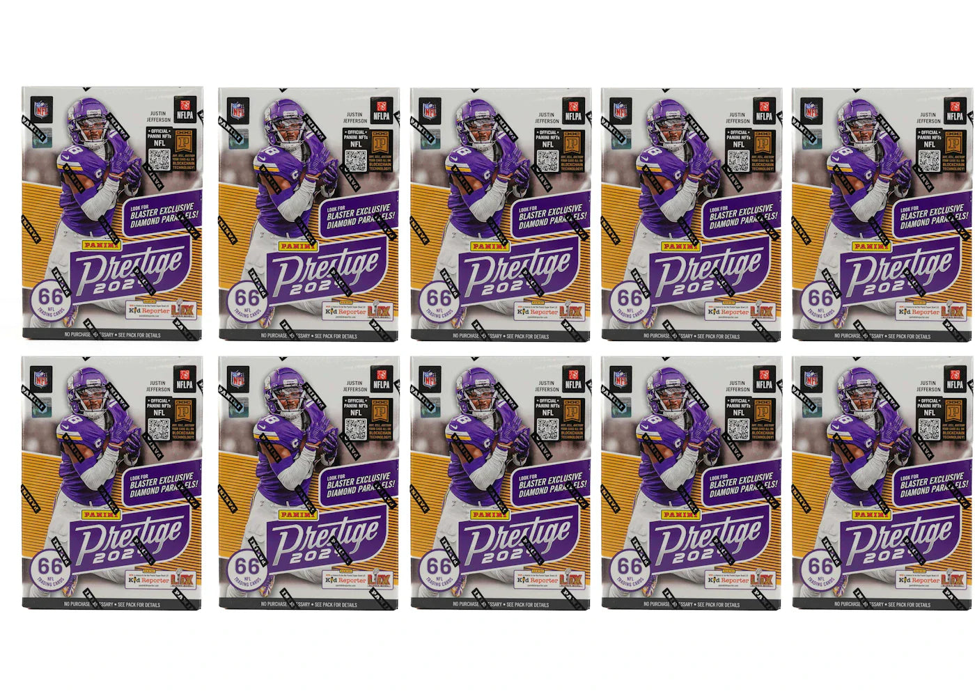 2024 Panini Prestige Football Blaster Box 10x Lot