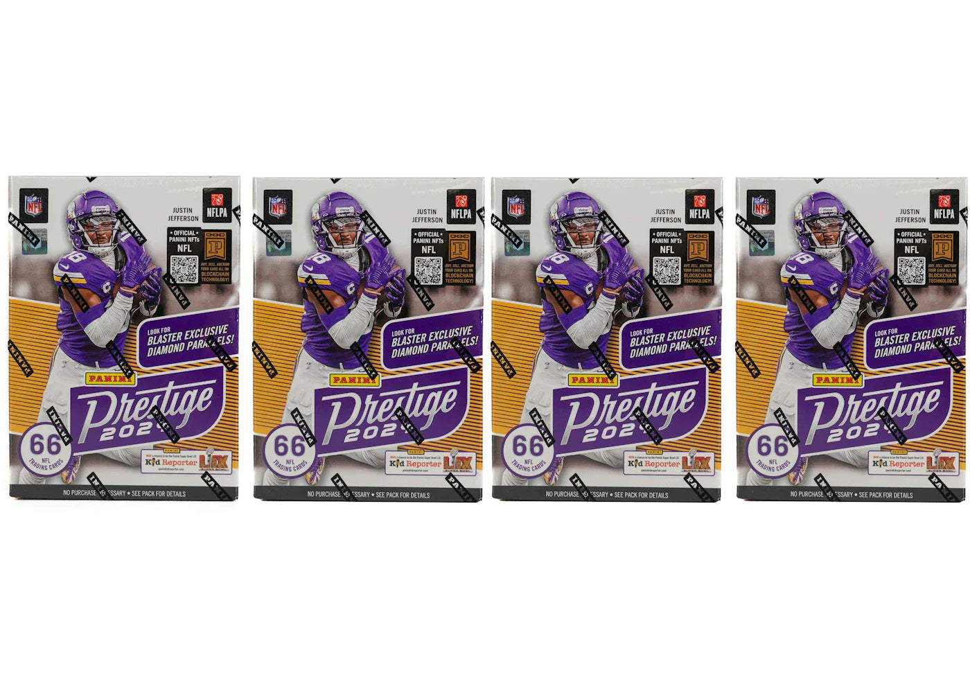 2024 Panini Prestige Football Blaster Box 4x Lot