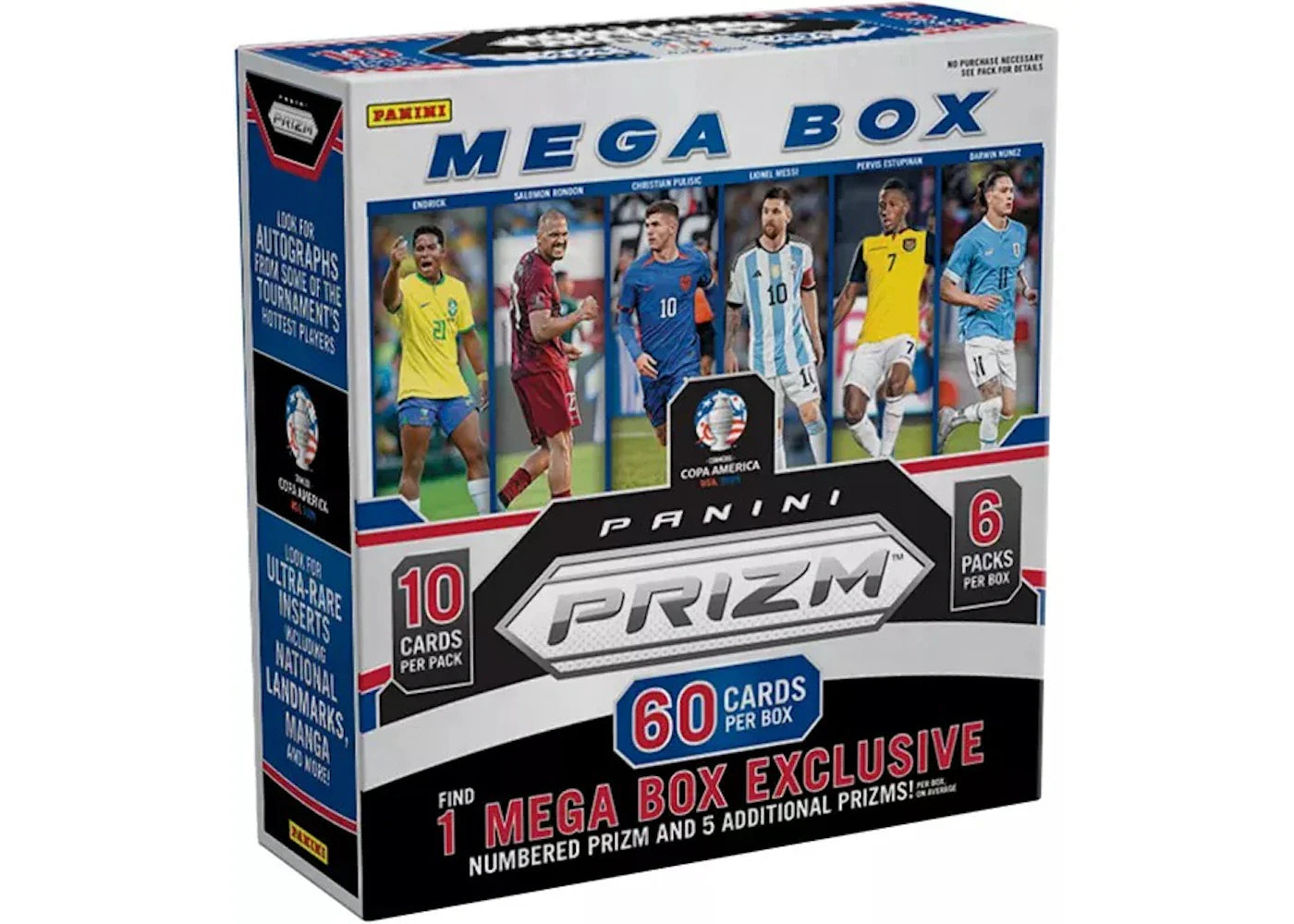 2024 Panini Prizm Copa America Soccer Mega Box