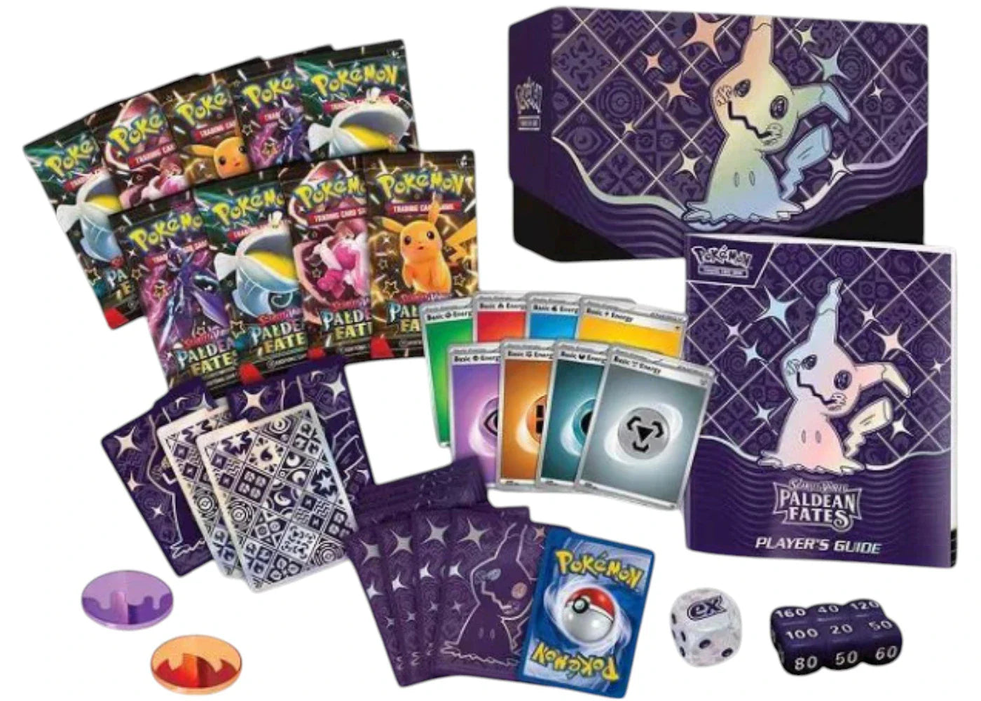2024 Pokémon Scarlet & Violet Paldean Fates Elite Trainer Box 2x Lot