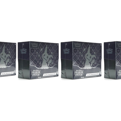 2024 Pokémon Scarlet & Violet Paldean Fates Elite Trainer Box 4x Lot