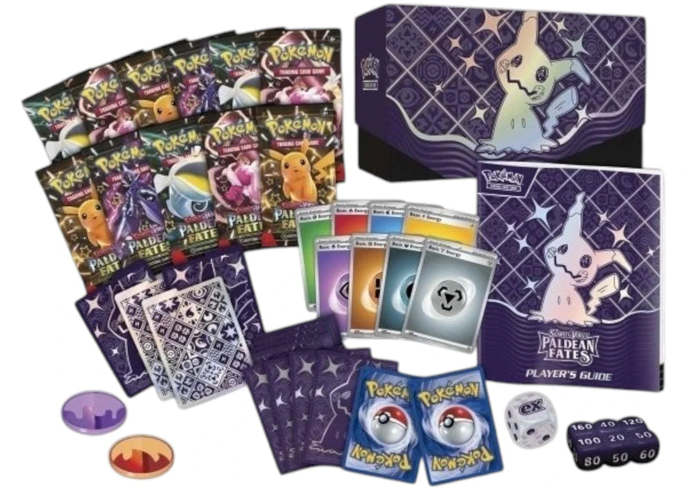 2024 Pokémon Scarlet & Violet Paldean Fates Pokemon Center Elite Trainer Box 4x Lot