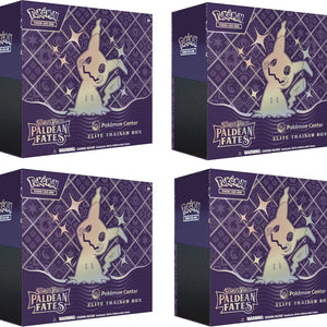 2024 Pokémon Scarlet & Violet Paldean Fates Pokemon Center Elite Trainer Box 4x Lot