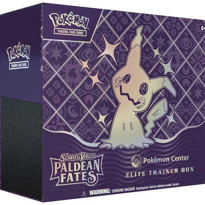 2024 Pokémon Scarlet & Violet Paldean Fates Pokemon Center Elite Trainer Box
