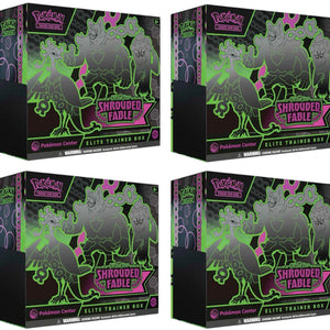 2024 Pokémon Scarlet & Violet Shrouded Fable Pokémon Center Elite Trainer Box 4x Lot
