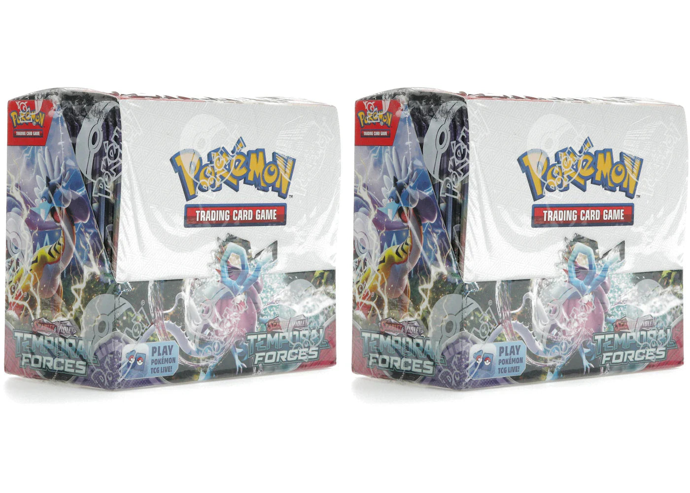 2024 Pokémon Scarlet & Violet Temporal Forces Booster Box 2x Lot