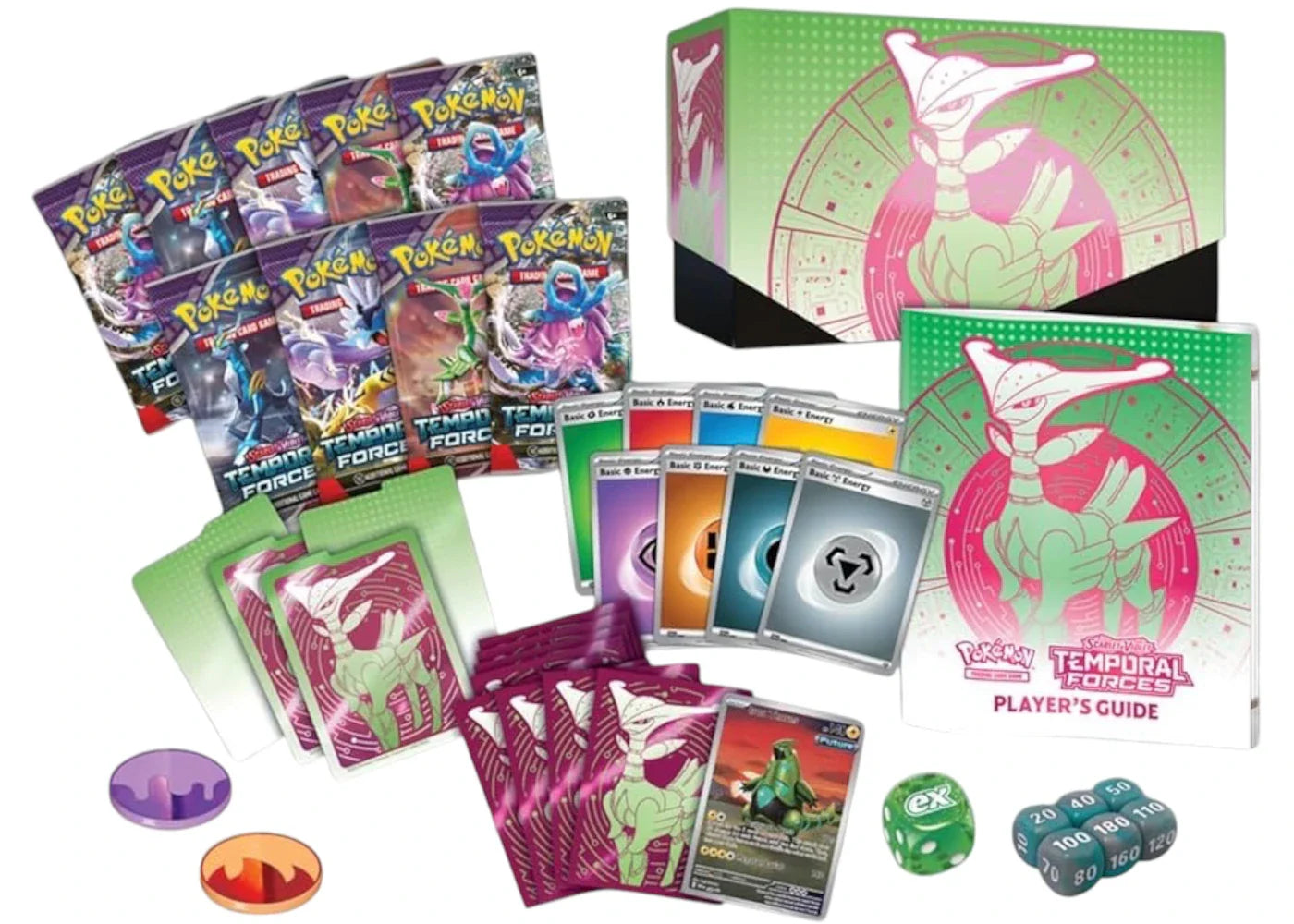2024 Pokémon Scarlet & Violet Temporal Forces (Iron Leaves) Elite Trainer Box