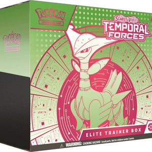 2024 Pokémon Scarlet & Violet Temporal Forces (Iron Leaves) Elite Trainer Box