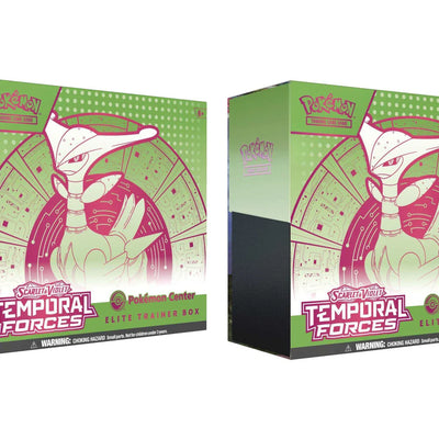 2024 Pokémon Scarlet & Violet Temporal Forces (Iron Leaves) Pokemon Center Elite Trainer Box 2x Lot