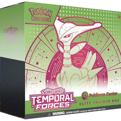 2024 Pokémon Scarlet & Violet Temporal Forces (Iron Leaves) Pokemon Center Elite Trainer Box