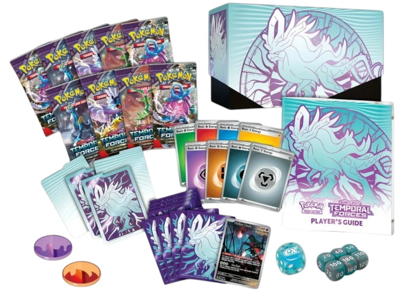 2024 Pokémon Scarlet & Violet Temporal Forces (Walking Wake) Elite Trainer Box 4x Lot
