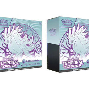 2024 Pokémon Scarlet & Violet Temporal Forces (Walking Wake) Pokemon Center Elite Trainer Box 2x Lot