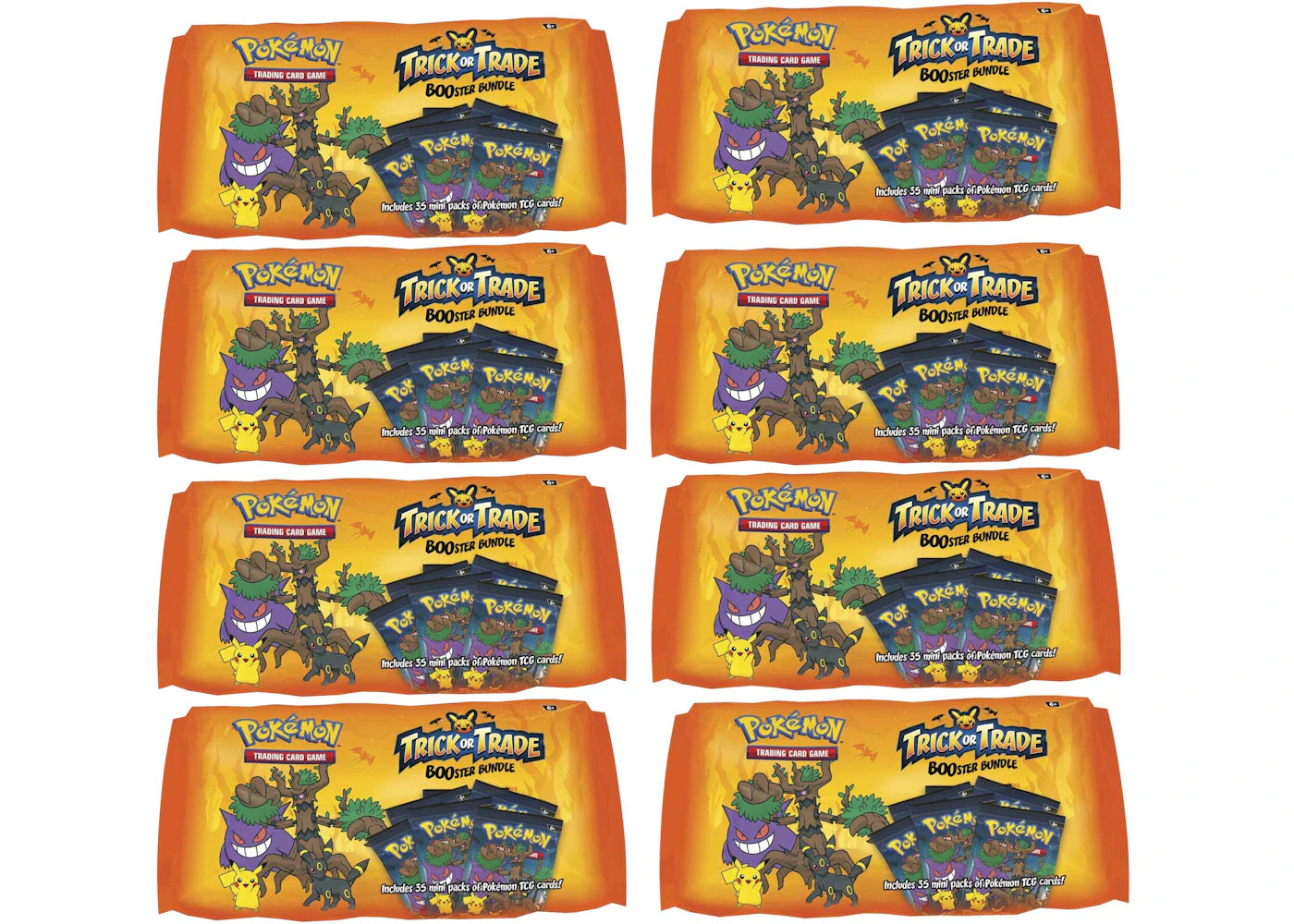 2024 Pokémon Trick or Trade Halloween BOOster Bundle (35 Pack) 8x Lot