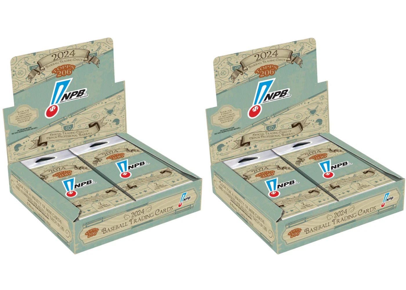 2024 Topps 206 NPB Baseball Hobby Box 2x Lot