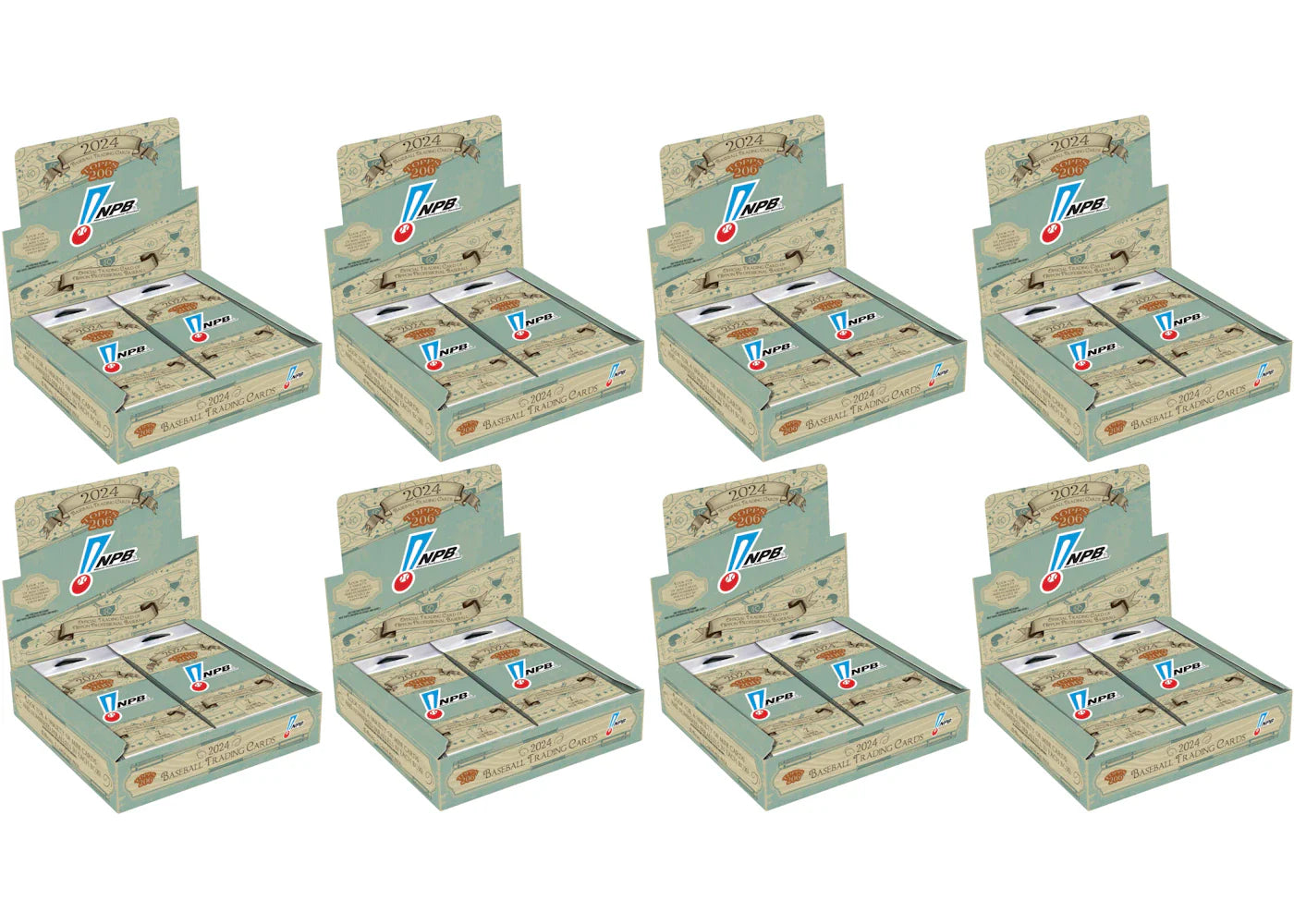 2024 Topps 206 NPB Baseball Hobby Box 8x Lot