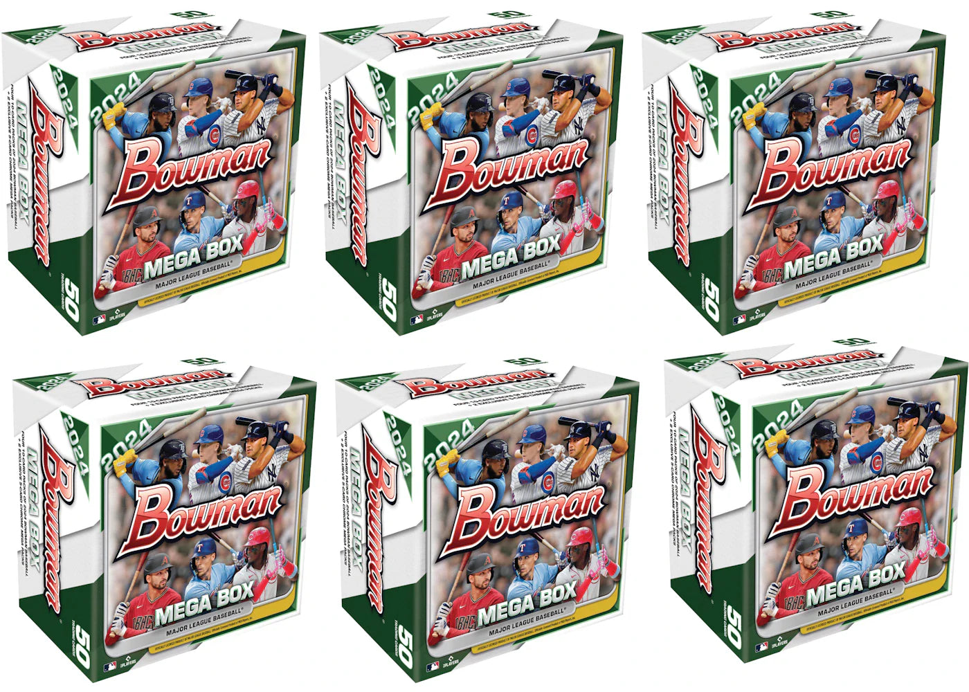 2024 Topps Bowman Baseball Mega Box 6x Lot