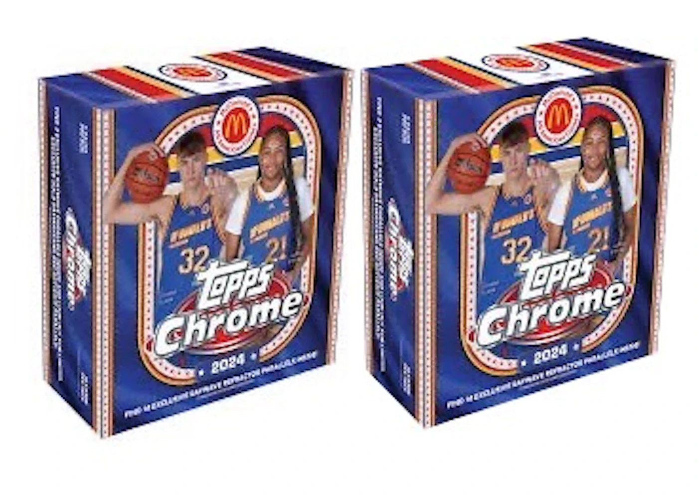 2024 Topps Chrome McDonald's All-American Basketball Monster Box 2x Lot
