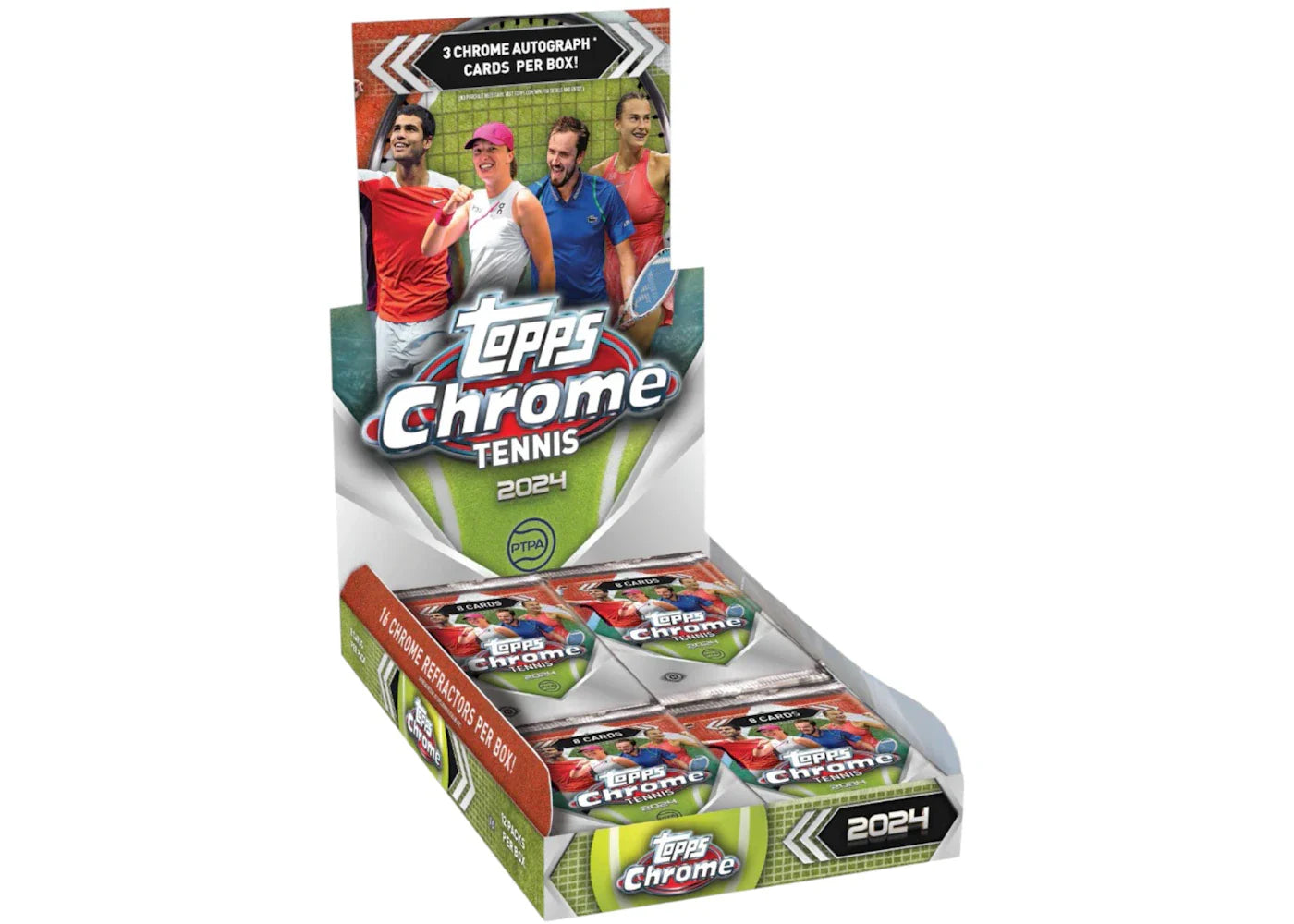 2024 Topps Chrome Tennis Hobby Box