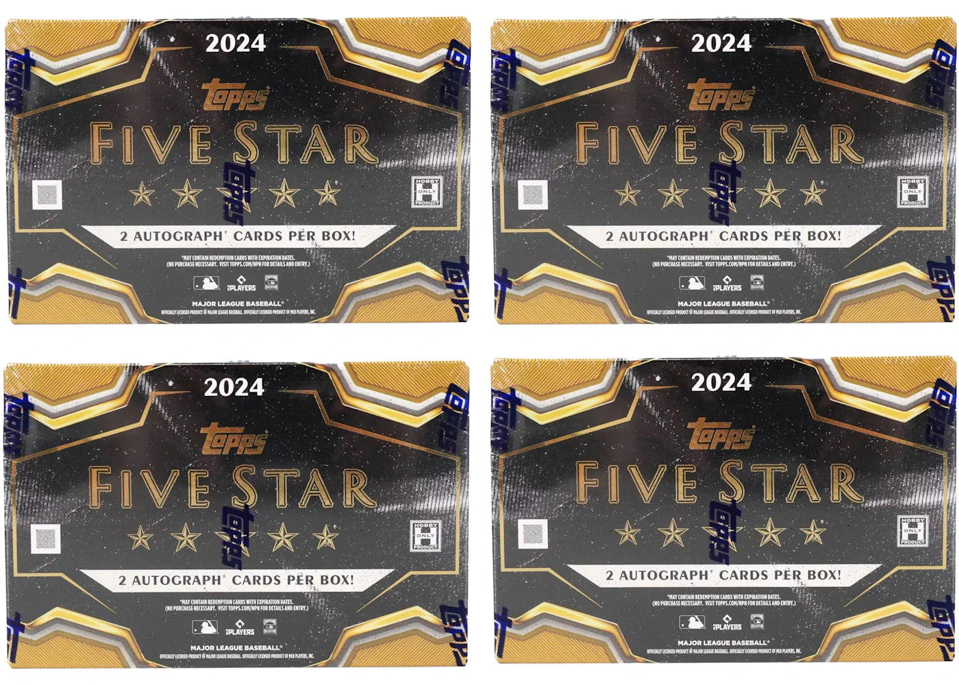 2024 Topps Five Star Baseball Hobby Box 4x Lot