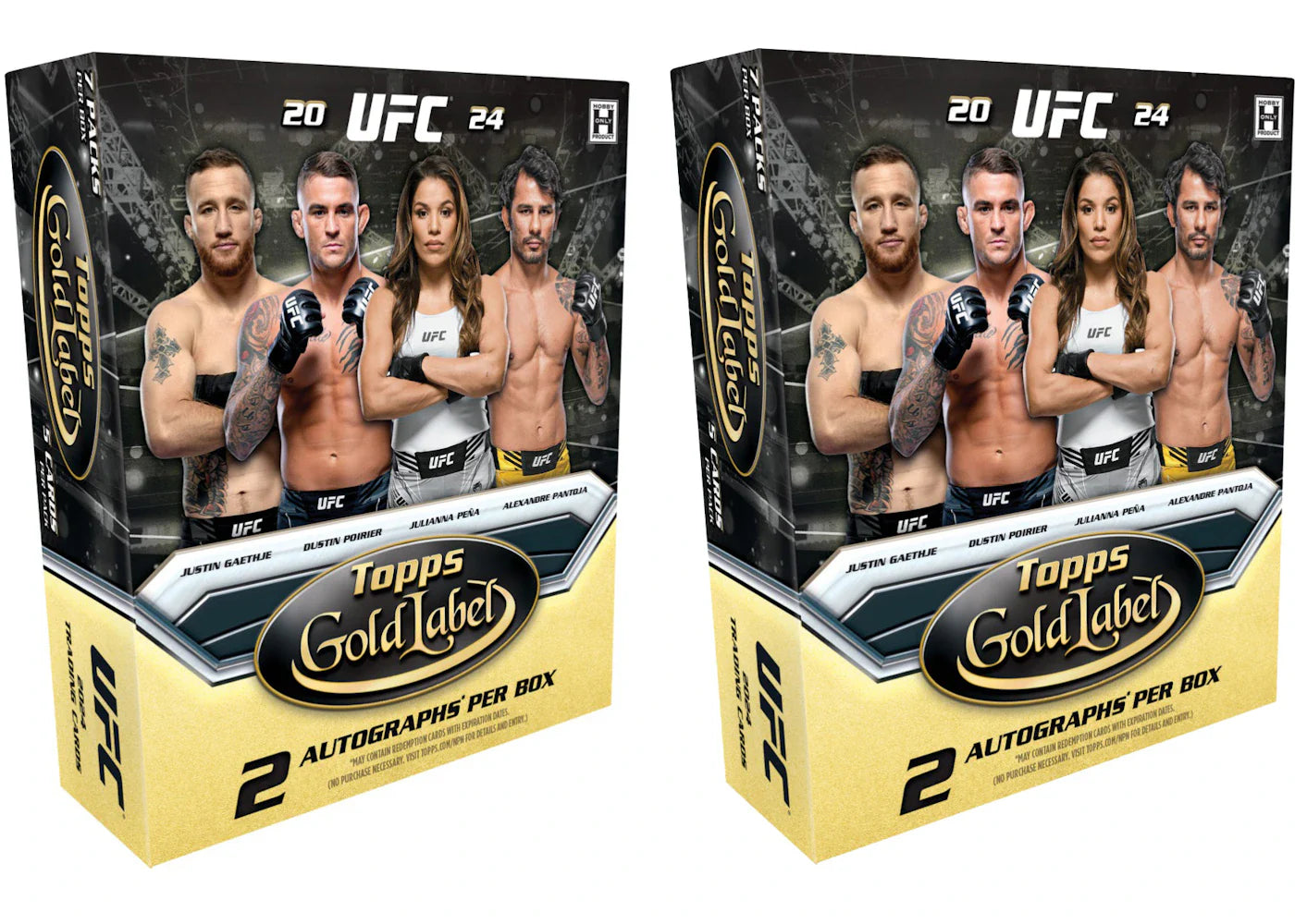 2024 Topps Gold Label UFC Hobby Box 2x Lot